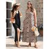 image:imageXIEERDUO Maxi Summer Dresses for Women 2026 Beach Vacation Clothes Spring Boho Cruise Sundresses with Pockets S2XlLight Brown Dots