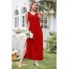 image:imageXIEERDUO Maxi Summer Dresses for Women 2026 Beach Vacation Clothes Spring Boho Cruise Sundresses with Pockets S2XlRed