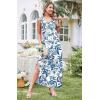 image:imageXIEERDUO Maxi Summer Dresses for Women 2026 Beach Vacation Clothes Spring Boho Cruise Sundresses with Pockets S2XlVintage Blue Floral