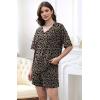 image:imageXIEERDUO Lounge Sets for Women Shorts Lightweight Summer Pajamas Set Sleepwear 2 Piece Sets Airport Vacation OutfitsBleopard