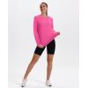 image:imageXIEERDUO Womens Workout Tops Long Sleeve Quick Dry Shirts for Hiking Running S3XL15 Hot Pink