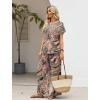 image:imageXIEERDUO Summer Sets For Women Linen Sets 2 Piece Matching Set Women Clothing Linen Pants Beach Vacation Outfits 2026Flower