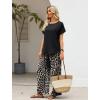 image:imageXIEERDUO Summer Sets For Women Linen Sets 2 Piece Matching Set Women Clothing Linen Pants Beach Vacation Outfits 2026Leopard