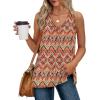image:imageXIEERDUO Tank Tops for Women V Neck Summer Outfits Side Slit Sleeveless Shirts Loose Fit 2025 Fashion