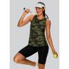 image:imageXIEERDUO Tank Top for Women Racerback Sleeveless Workout Tops Loose Fit Yoga Running Gym Shirts for WomenGreen Camo
