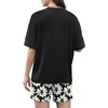 image:imageXIEERDUO Lounge Sets for Women Shorts Lightweight Summer Pajamas Set Sleepwear 2 Piece Sets Airport Vacation OutfitsBlack Floral