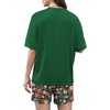 image:imageXIEERDUO Lounge Sets for Women Shorts Lightweight Summer Pajamas Set Sleepwear 2 Piece Sets Airport Vacation OutfitsGreen Floral