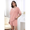 image:imageXIEERDUO Lounge Sets for Women Shorts Lightweight Summer Pajamas Set Sleepwear 2 Piece Sets Airport Vacation OutfitsPink Spots