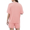 image:imageXIEERDUO Lounge Sets for Women Shorts Lightweight Summer Pajamas Set Sleepwear 2 Piece Sets Airport Vacation OutfitsPink Spots