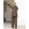 image:imageXIEERDUO Summer Sets For Women 2 Piece Sets Matching Set Women Clothing Lounge Set Beach Vacation Outfits 2026Brownkhaki