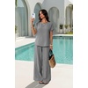 image:imageXIEERDUO Summer Sets For Women 2 Piece Sets Matching Set Women Clothing Lounge Set Beach Vacation Outfits 2026Grey
