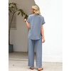 image:imageXIEERDUO Summer Sets For Women 2 Piece Sets Matching Set Women Clothing Lounge Set Beach Vacation Outfits 2026Light Blue