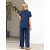 image:imageXIEERDUO Summer Sets For Women 2 Piece Sets Matching Set Women Clothing Lounge Set Beach Vacation Outfits 2026Navy
