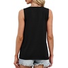image:imageXIEERDUO Sweater Vest Women Crewneck Ribbed Knit Tank Tops Sleeveless Summer Tops Business Casual Outfits Work BlousesBlack