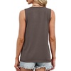 image:imageXIEERDUO Sweater Vest Women Crewneck Ribbed Knit Tank Tops Sleeveless Summer Tops Business Casual Outfits Work BlousesCoffee