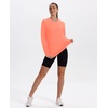 image:imageXIEERDUO Womens Workout Tops Long Sleeve Shirts Sun Protection UPF 50 Quick Dry Shirts for Hiking Running S3XL20 Light Orange