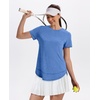 image:imageXIEERDUO Womens Workout Tops Short Sleeve Shirts Sun Protection UPF 50 Quick Dry Outfits for Hiking Running S3XL04 Blue