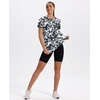 image:imageXIEERDUO Womens Workout Tops Short Sleeve Shirts Sun Protection UPF 50 Quick Dry Outfits for Hiking Running S3XL14 Black White Floral