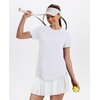 image:imageXIEERDUO Womens Workout Tops Short Sleeve Shirts Sun Protection UPF 50 Quick Dry Outfits for Hiking Running S3XL15 Pure White