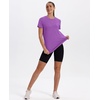 image:imageXIEERDUO Womens Workout Tops Short Sleeve Shirts Sun Protection UPF 50 Quick Dry Outfits for Hiking Running S3XL18 Light Purple
