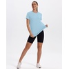 image:imageXIEERDUO Womens Workout Tops Short Sleeve Shirts Sun Protection UPF 50 Quick Dry Outfits for Hiking Running S3XL19 Baby Blue