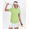 image:imageXIEERDUO Womens Workout Tops Short Sleeve Shirts Sun Protection UPF 50 Quick Dry Outfits for Hiking Running S3XL20 Yellow Green