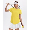 image:imageXIEERDUO Womens Workout Tops Short Sleeve Shirts Sun Protection UPF 50 Quick Dry Outfits for Hiking Running S3XL21 Yellow
