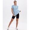 image:imageXIEERDUO Womens Workout Tops Short Sleeve Shirts Sun Protection UPF 50 Quick Dry Outfits for Hiking Running S3XL23 Blue White Floral