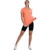 image:imageXIEERDUO Womens Workout Tops Short Sleeve Shirts Sun Protection UPF 50 Quick Dry Outfits for Hiking Running V Neck S3XL15 Light Orange