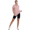 image:imageXIEERDUO Womens Workout Tops Short Sleeve Shirts Sun Protection UPF 50 Quick Dry Outfits for Hiking Running V Neck S3XL17 Peach Pink