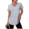 21 Striped Print Blue