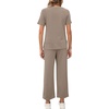 image:imageXIEERDUO Womens Side Slit Lounge Sets 2026 Fashion 2 Piece Travel Outfits Cozy Loungewear Wide Leg Tracksuits S3XLA Khaki