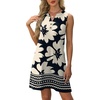 image:imageXIEERDUO Summer Dresses for Women 2026 Beach Vacation Clothes V Neck Button Sundresses with PocketsA Floral 12