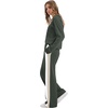 image:imageXIEERDUO 2 Piece Sets for Women Fall Outfits Fashion Clothing Lounge Sets  Lounge Sets for WomenComfiest Airport OutfitsTravel Outfits for WomenFall Fashion Must HavesOld Money ClothesSweat SuitEdark Green
