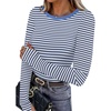 Stripe-blue & White