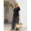 image:imageXIEERDUO Summer Sets For Women 2 Piece Sets Matching Set Women Clothing Lounge Set Beach Vacation Outfits 2026Blacka