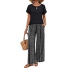 image:imageXIEERDUO Summer Sets For Women 2 Piece Sets Matching Set Women Clothing Lounge Set Beach Vacation Outfits 2026Blacka