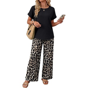 image:imageXIEERDUO Summer Sets For Women 2 Piece Sets Matching Set Women Clothing Lounge Set Beach Vacation Outfits 2026Blackb