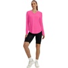 image:imageXIEERDUO Womens Workout Tops Long Sleeve Sun Protection Dry Fit Running Gym  V Neck Uv Sun Protection Fitness clothing Moisture wicking Dry Fit Gym shirts Yoga clothes UPF 50 Pilates outfits09 Green Blue