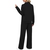 image:imageXIEERDUO Womens 2 Piece Outfits Full Zip Up Lounge Set Fashion SweatsuitsA Black