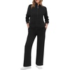 image:imageXIEERDUO Womens 2 Piece Outfits Full Zip Up Lounge Set Fashion SweatsuitsA Black