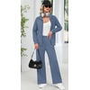 image:imageXIEERDUO Womens 2 Piece Outfits Full Zip Up Lounge Set Fashion SweatsuitsBlue