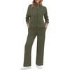 image:imageXIEERDUO Womens 2 Piece Outfits Full Zip Up Lounge Set Fashion SweatsuitsGreen