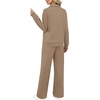image:imageXIEERDUO Womens 2 Piece Outfits Full Zip Up Lounge Set Fashion SweatsuitsKhaki