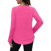 image:imageXIEERDUO Womens Workout Tops Long Sleeve Sun Protection Dry Fit Running Gym09 Green Blue