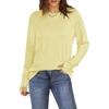 image:imageXIEERDUO Womens Tunic Tops to Wear with Leggings Long Sleeve Thumb Hole Shirts Crew Neck Curved HemYellow
