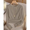 image:imageXIEERDUO Womens Sweaters Button Long Sleeve Shirts Fall Winter OutfitsLinen Brown